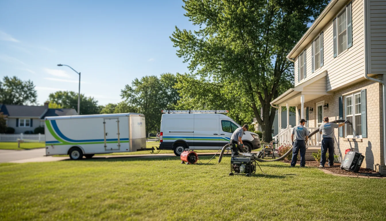 Flooded Basement Restoration And Cleanup With Repair in Badger, MN near me